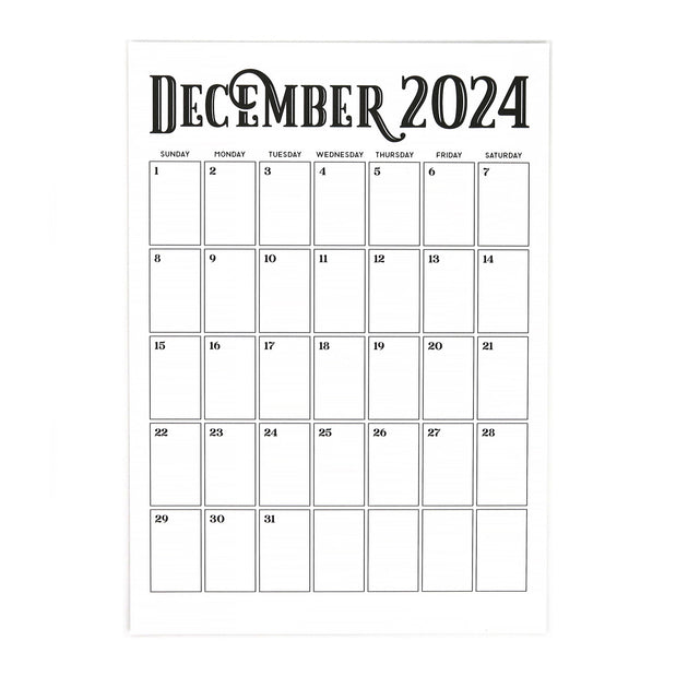 Document December 2024 6 x 8.5 inch Cardstock Calendar | Elle's Studio document-december-2024-6-x-8-5-inch-cardstock-calendar-elle-s-studio