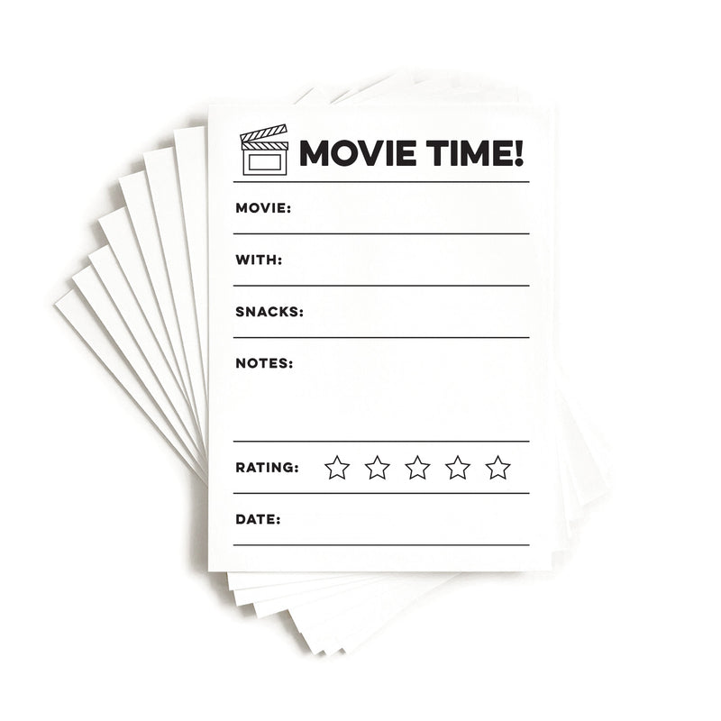 Movie Time Journaling Tags