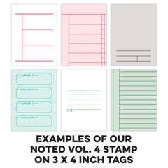 Noted Vol. 4 Stamp
