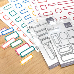 Printable Die Cut Labels - Kraft
