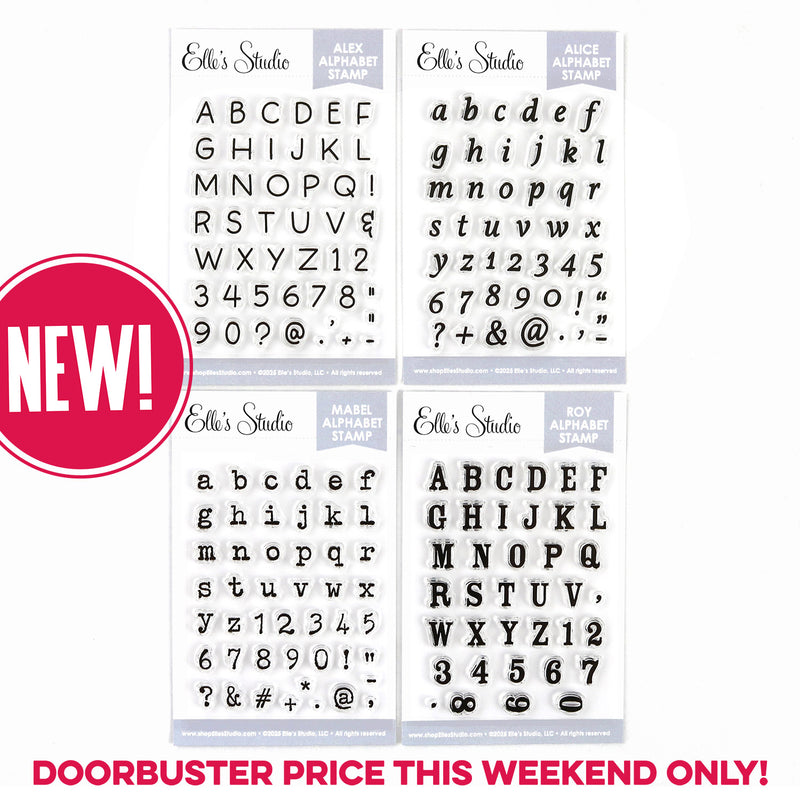 3 x 4 inch Alphabet Stamp Bundle