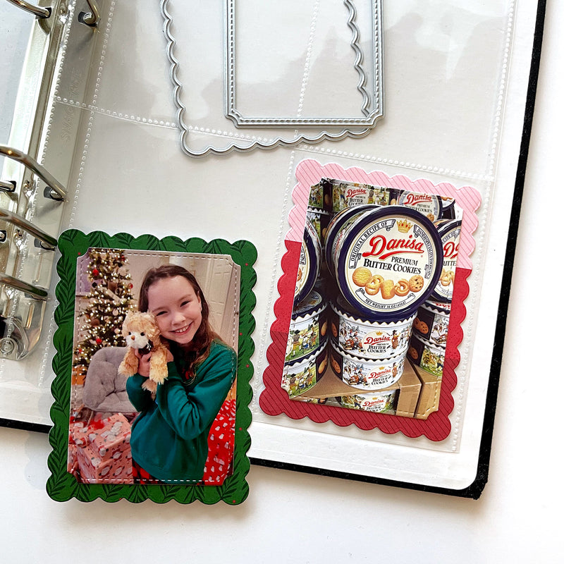 3 x 4 inch Scalloped Frame Metal Die