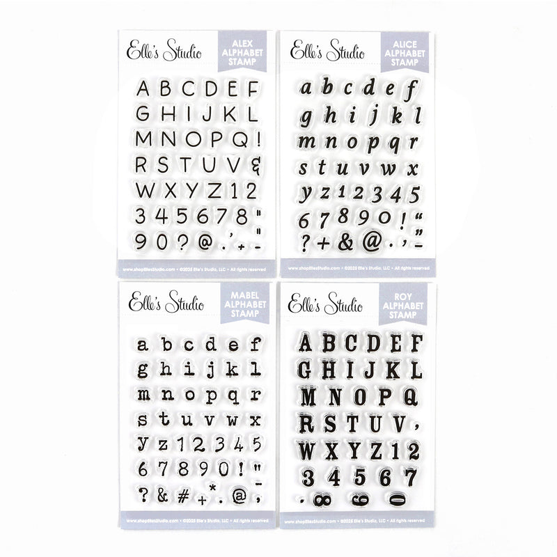 3 x 4 inch Alphabet Stamp Bundle