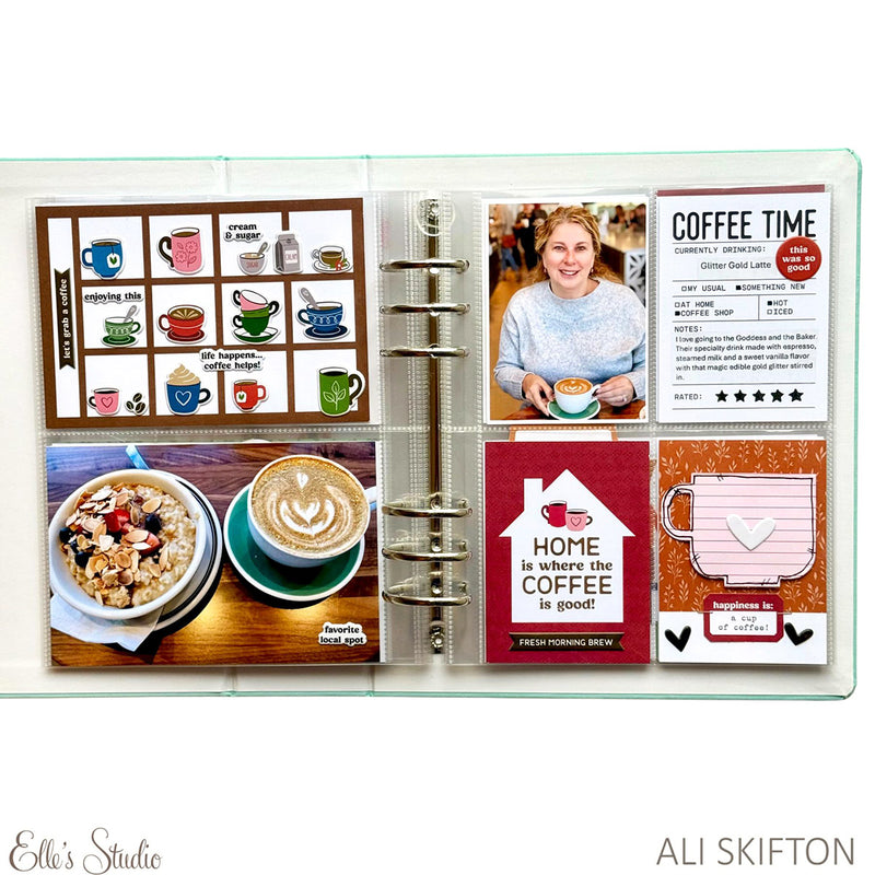 Coffee and Tea Puffy Stickers