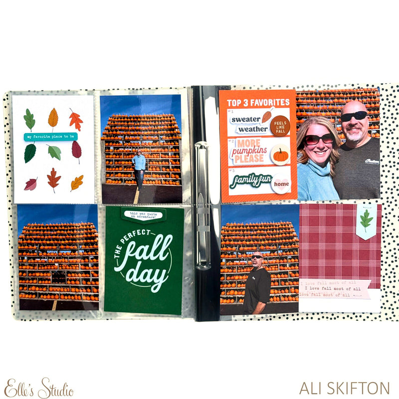 Fall Circles Puffy Stickers