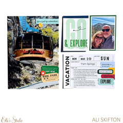 Vacation Details 4 x 6 Journaling Tags