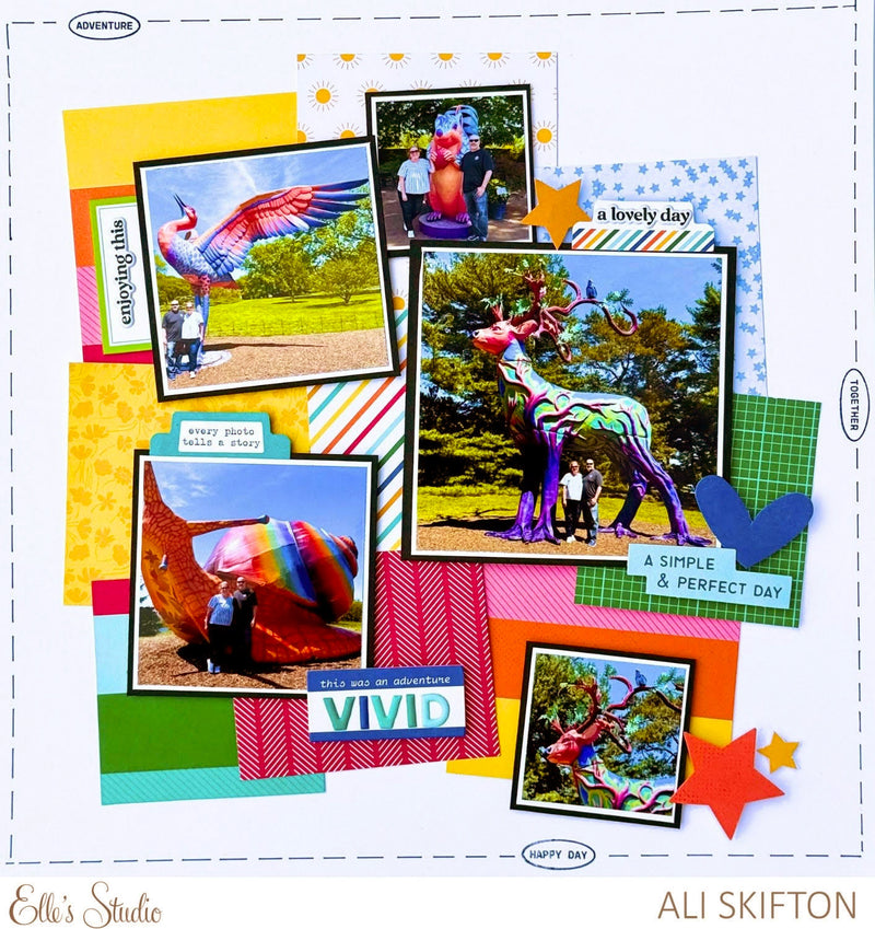 Summer Puffy Word Stickers