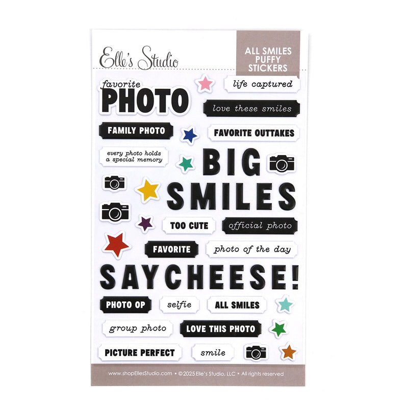 All Smiles Puffy Stickers