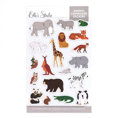 Animal Chipboard Stickers
