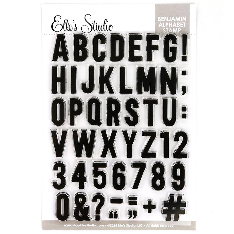 Benjamin 6 x 8 inch Alphabet Stamp