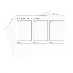Bits and Pieces 4 x 6 Journaling Tags