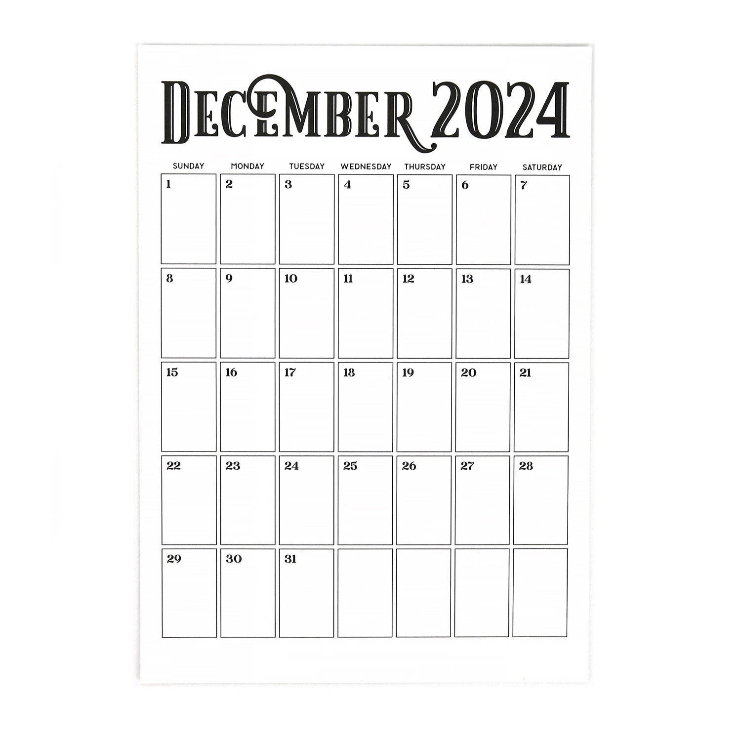 Document December 2024 6 x 8.5 inch Cardstock Calendar | Elle's Studio document-december-2024-6-x-8-5-inch-cardstock-calendar-elle-s-studio