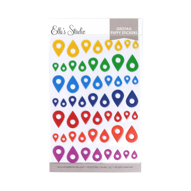 Elle's Studio Puffy Rainbow Stickers – Layle By Mail