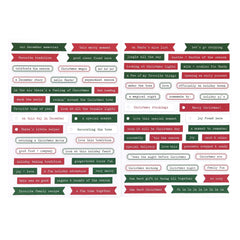 Holiday Phrase Cardstock Stickers
