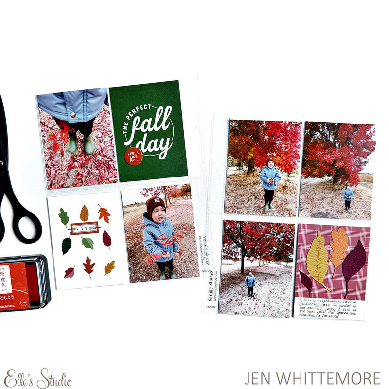 Fall Circles Puffy Stickers
