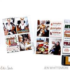Autumn Cardstock Label Stickers
