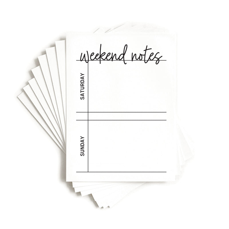 Weekend Notes Journaling Tags