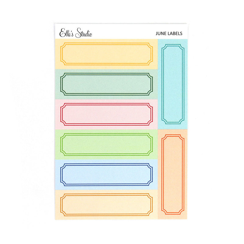 June 2025 Labels