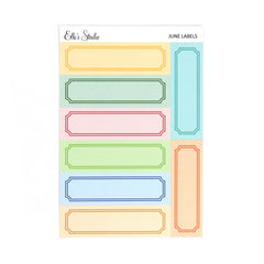 June 2025 Labels