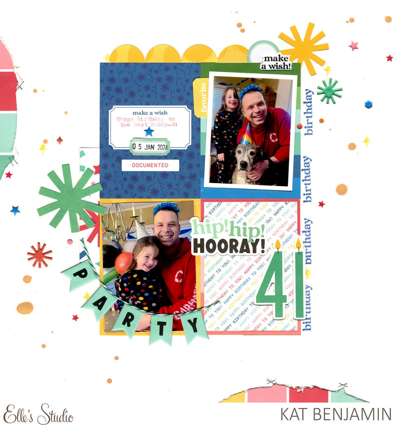 Birthday Candle Chipboard Stickers
