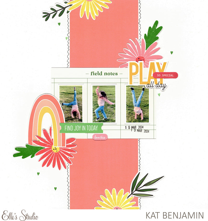 Spring Distressed Solids 6 x 8.5 inch Paper Stack