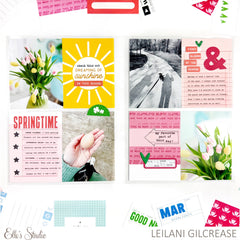 Spring Cardstock Label Stickers