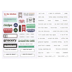 Let's Eat Cardstock Stickers