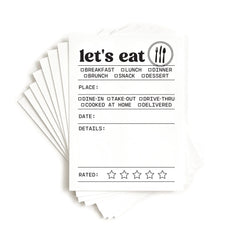 Let's Eat Extra Detailed Journaling Tags