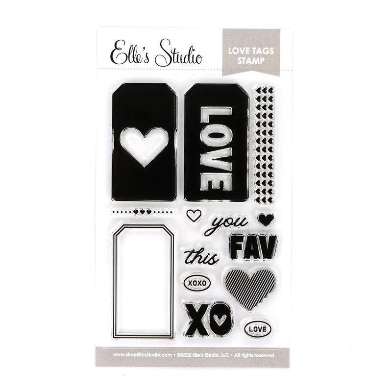 Love Tags Stamp