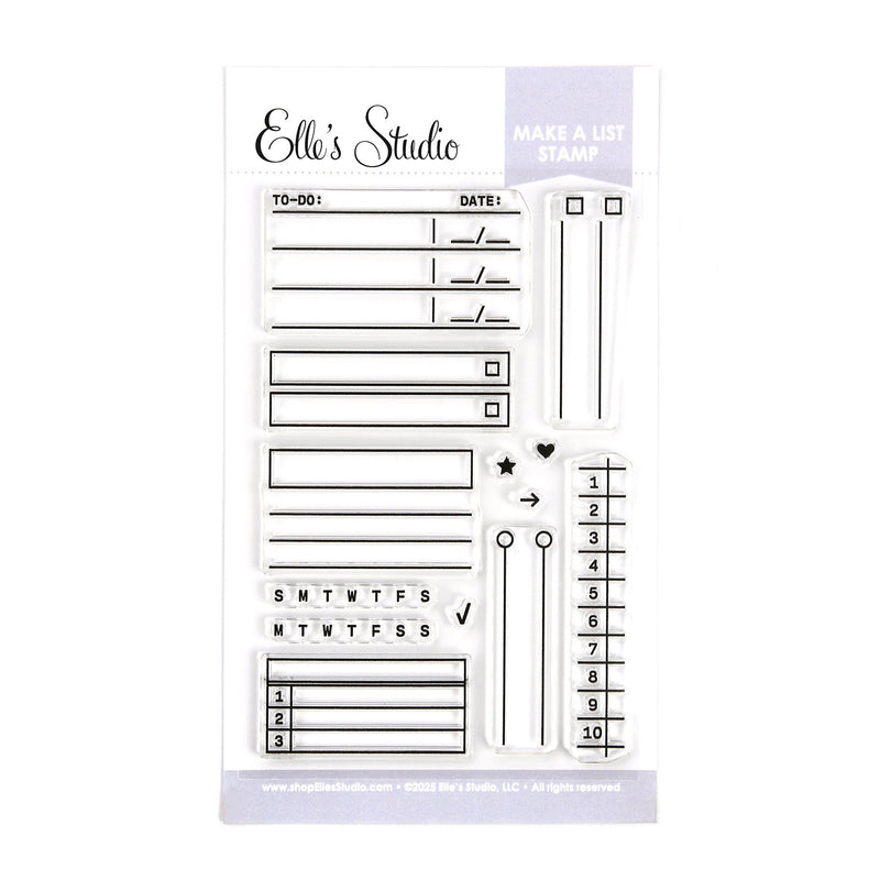 Make A List Stamp