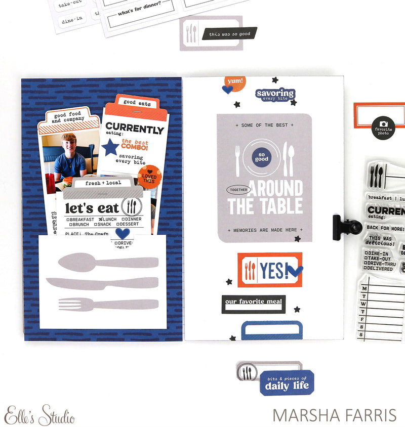 Let's Eat Cardstock Stickers