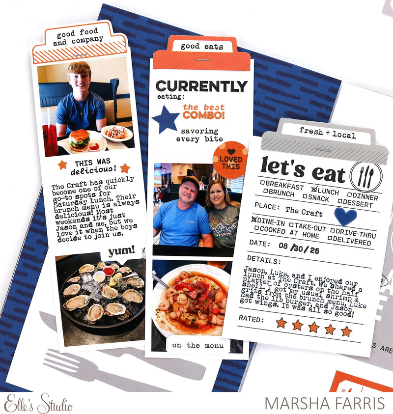 Let's Eat Cardstock Stickers