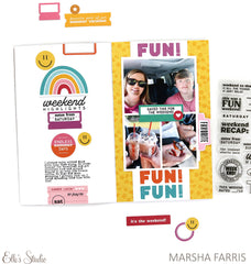 Office Tab Chipboard Stickers