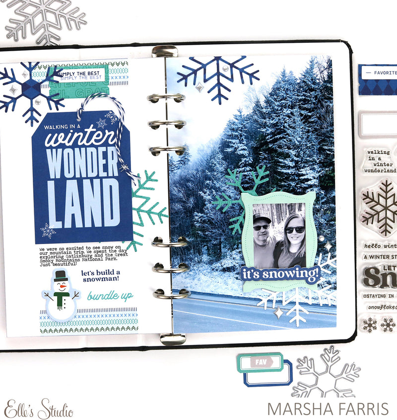 Winter Chipboard Stickers