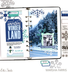 Winter Chipboard Stickers