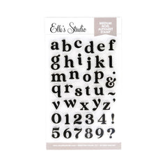 Medium Noel Alphabet Lowercase Stamp