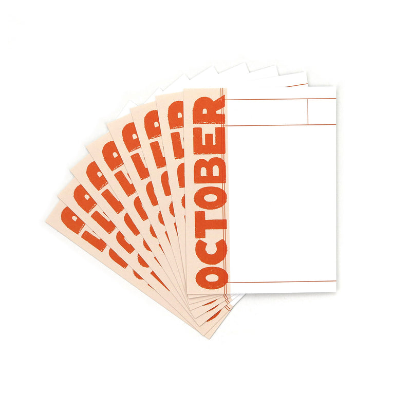 October Details Journaling Tags