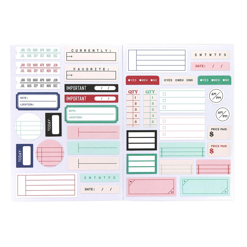 Office Label Cardstock Stickers