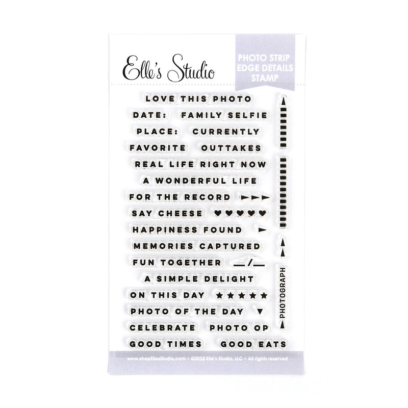 Photo Strip Edge Details Stamp