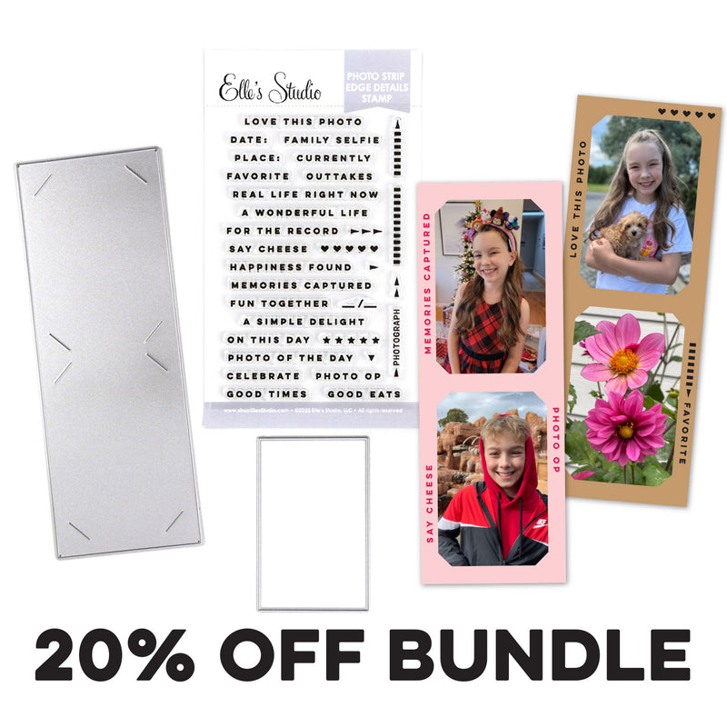 Photo Strip Metal Die and Stamp Bundle