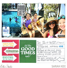 Vacation Details 4 x 6 Journaling Tags
