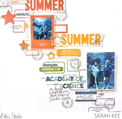 Summer Puffy Word Stickers