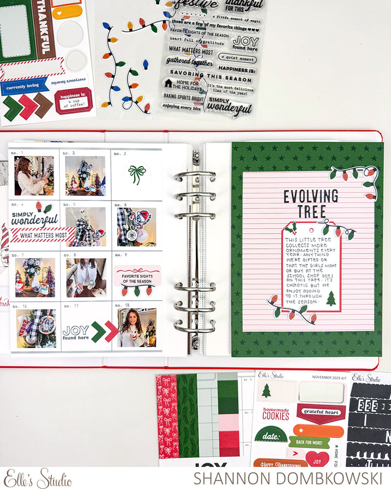 Puffy Christmas Light Stickers