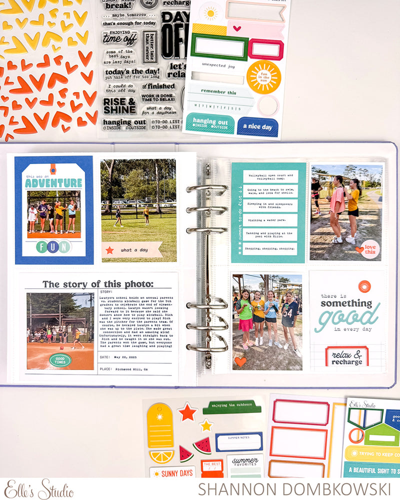 The Story of This Photo 4 x 6 Journaling Tags