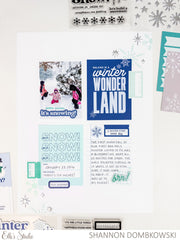 Winter Chipboard Stickers