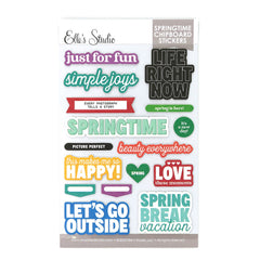 Springtime Chipboard Stickers