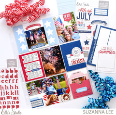 Fourth of July Chipboard Stickers