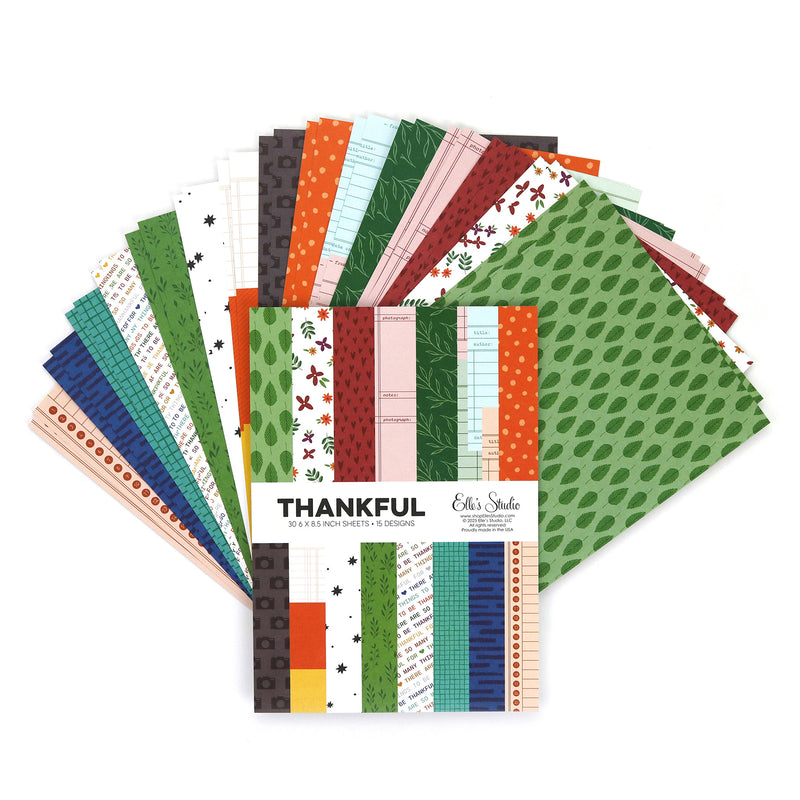 Thankful 6 x 8.5 inch Paper Stack