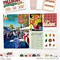 Fall Circles Puffy Stickers