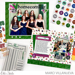 Fall Circles Puffy Stickers